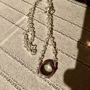 Origami living locket with attached necklace